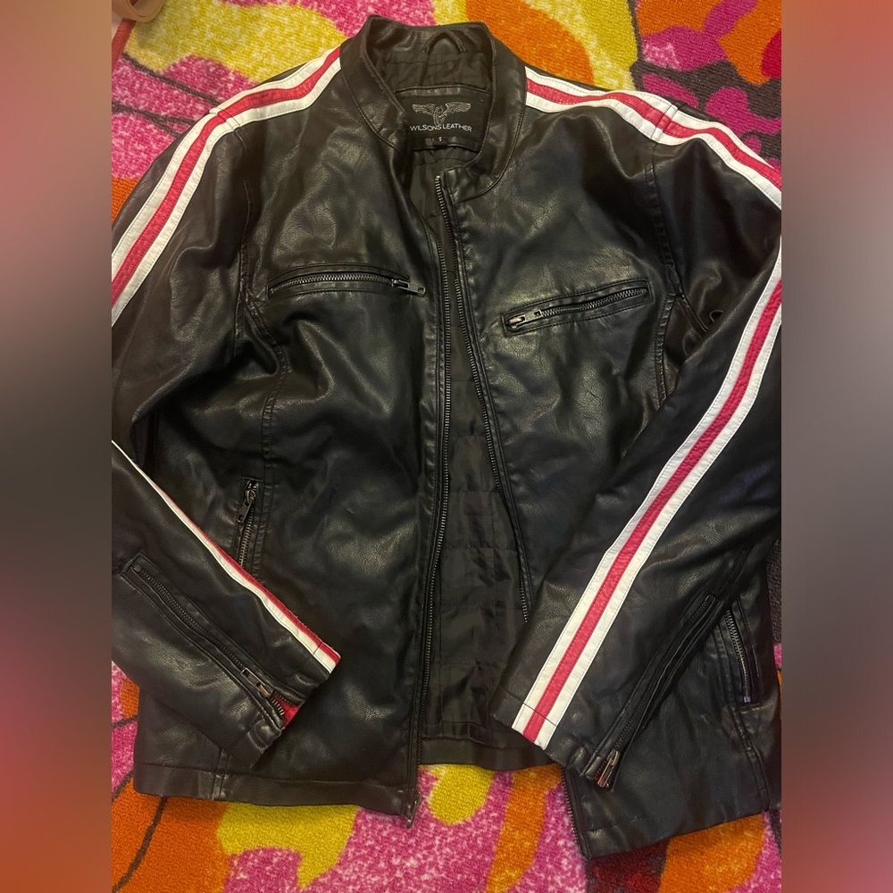 Wilson Leather Racing Motercycle Jacket